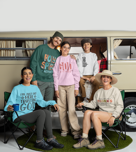 Sweatshirt, hoodie and tees for Christmas and daily faith dose for men and women