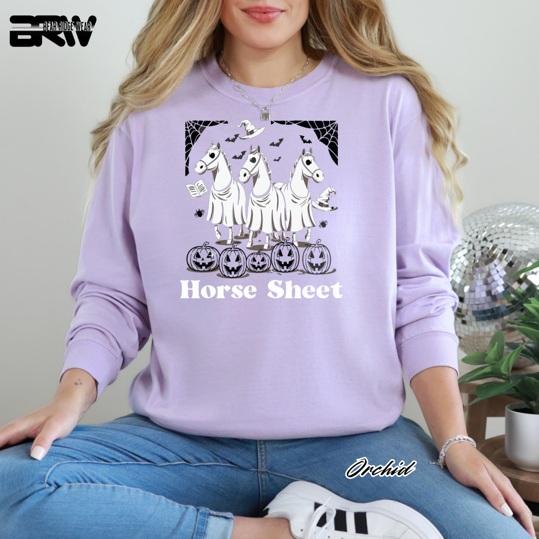 'Horse Sheet' Fall Long-Sleeve Tee
