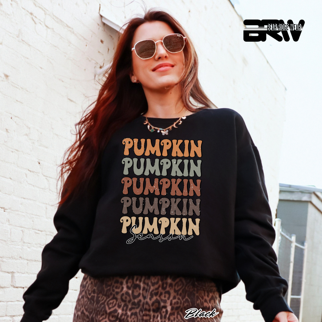 'Pumpkin Pumpkin Season' Fall Crewneck Sweatshirt