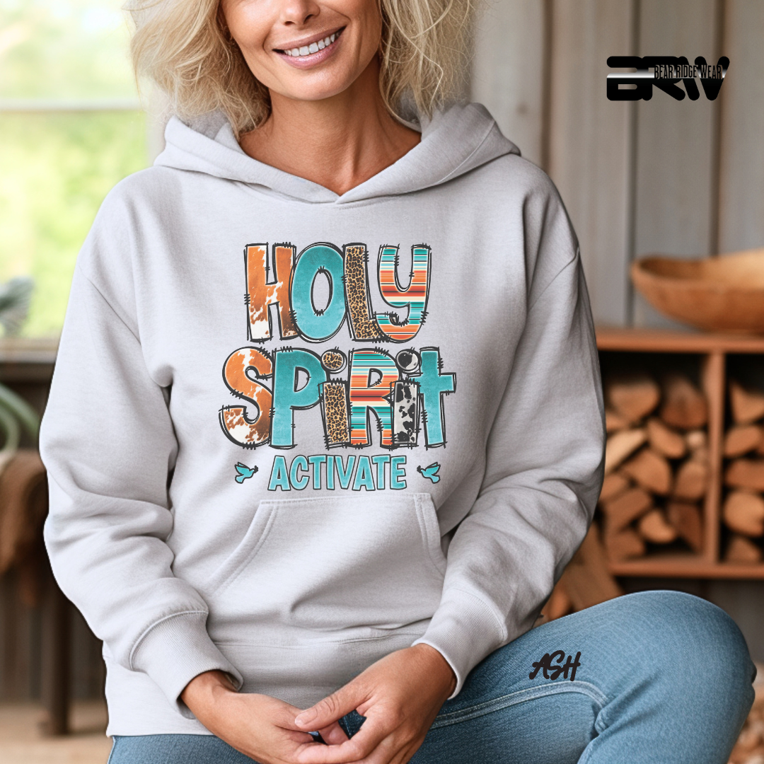'Holy Spirit Activate' Faith Hoodie