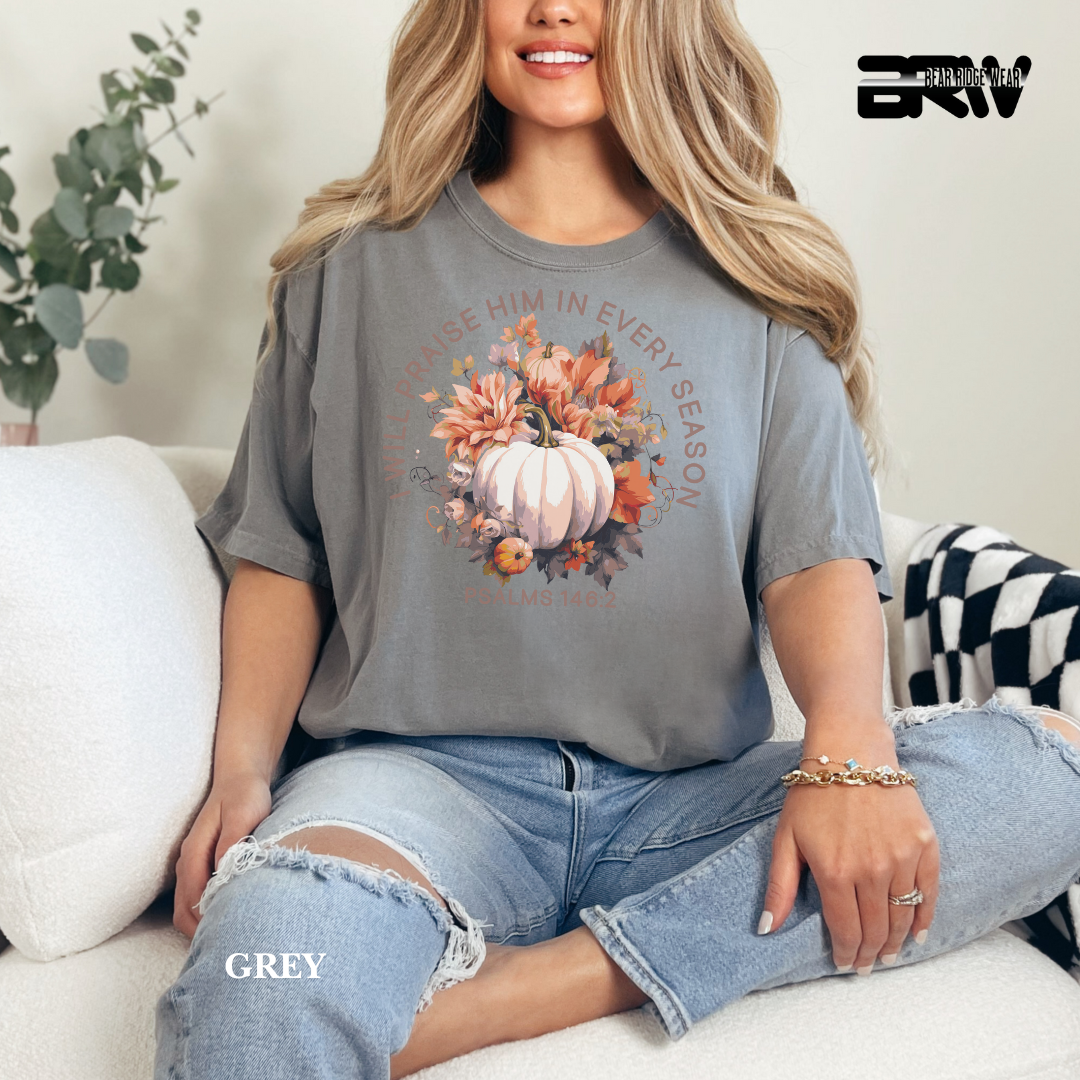 'I Will Praise Him' Fall Tee
