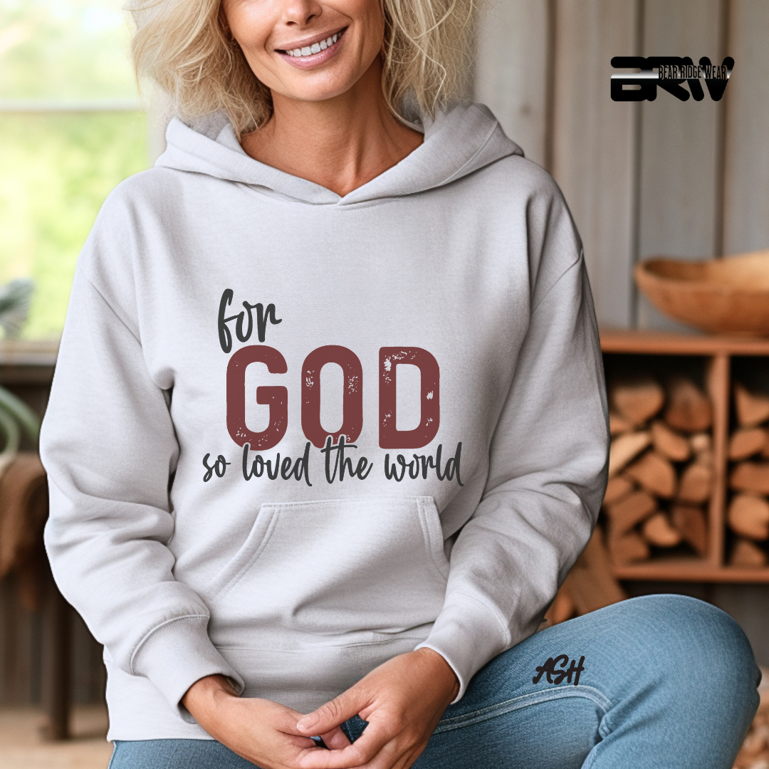 'For God So Love The World' Faith Hoodie