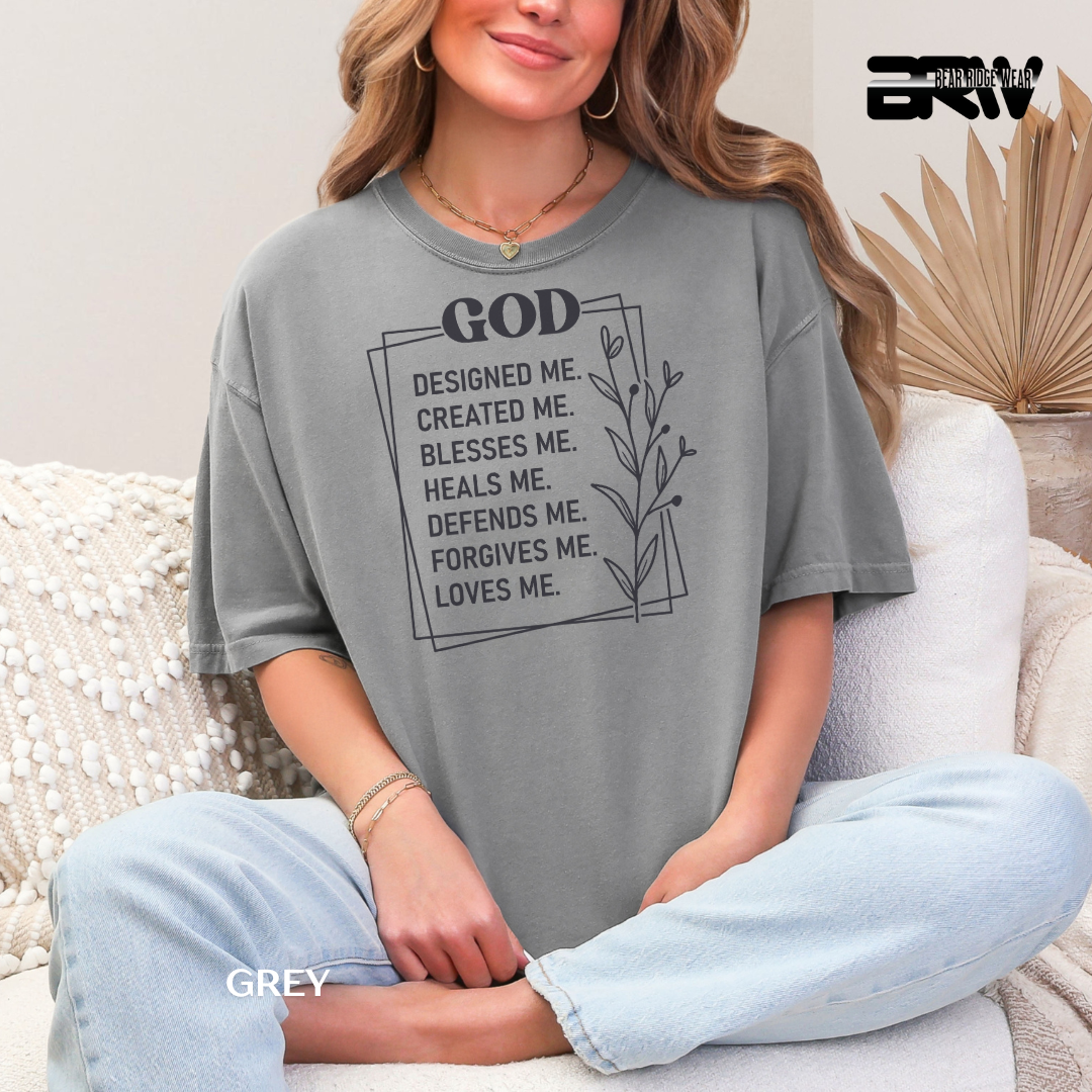 'God Designed Me' Faith Tee