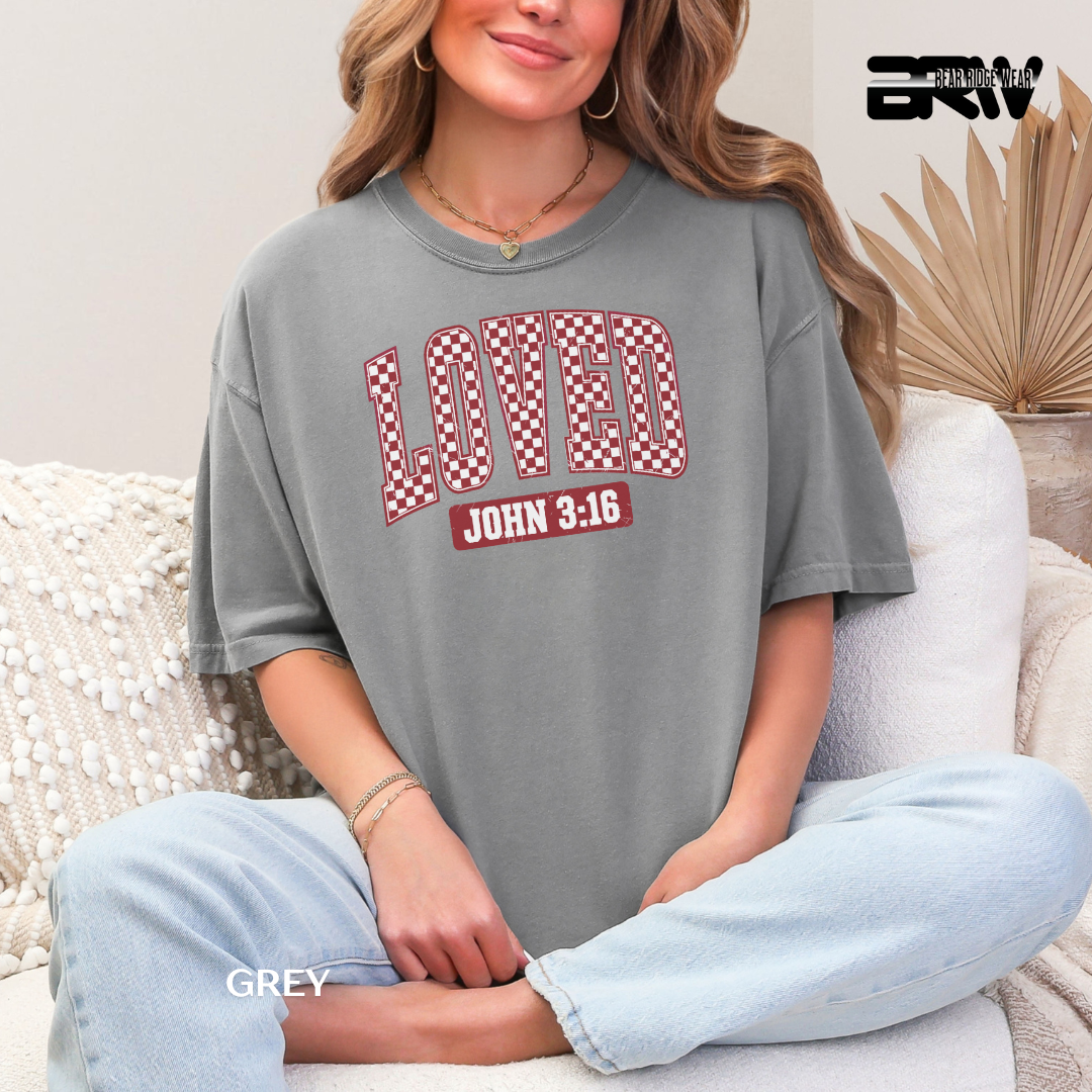 'Loved John 3-16' Faith Tee