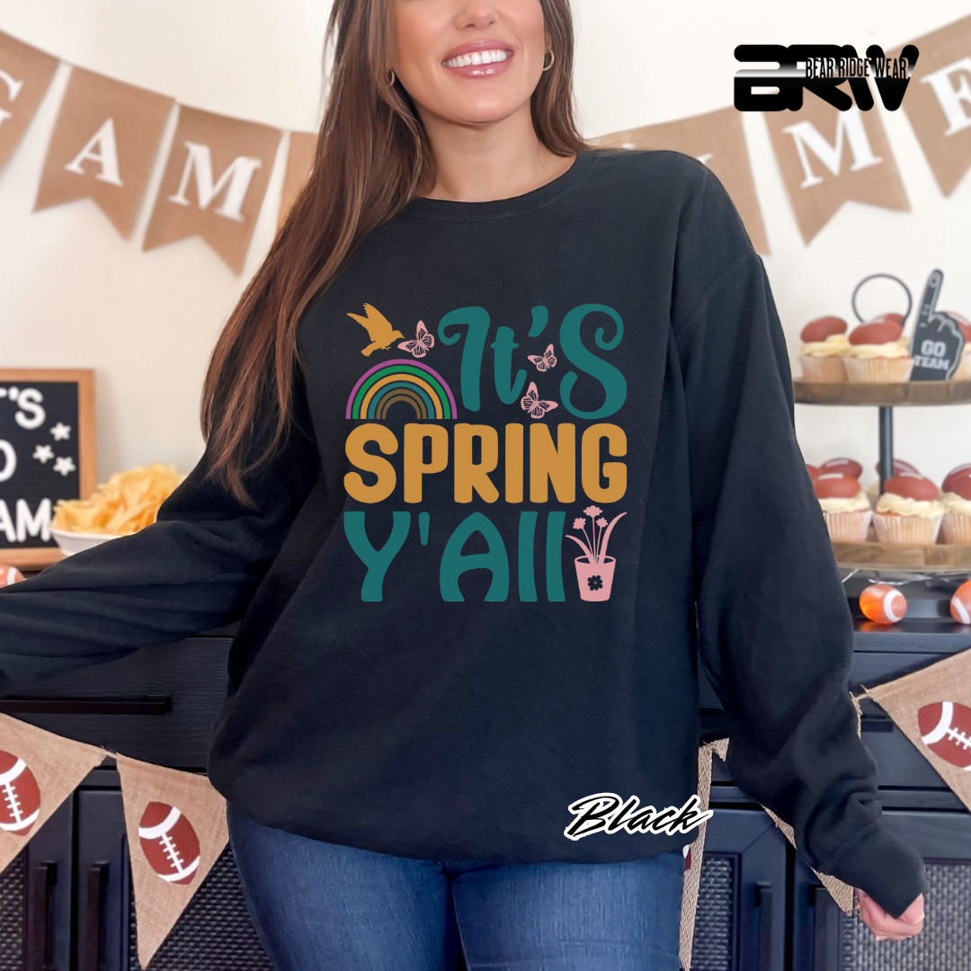 'It's Spring Y'All' Crewneck Sweatshirt