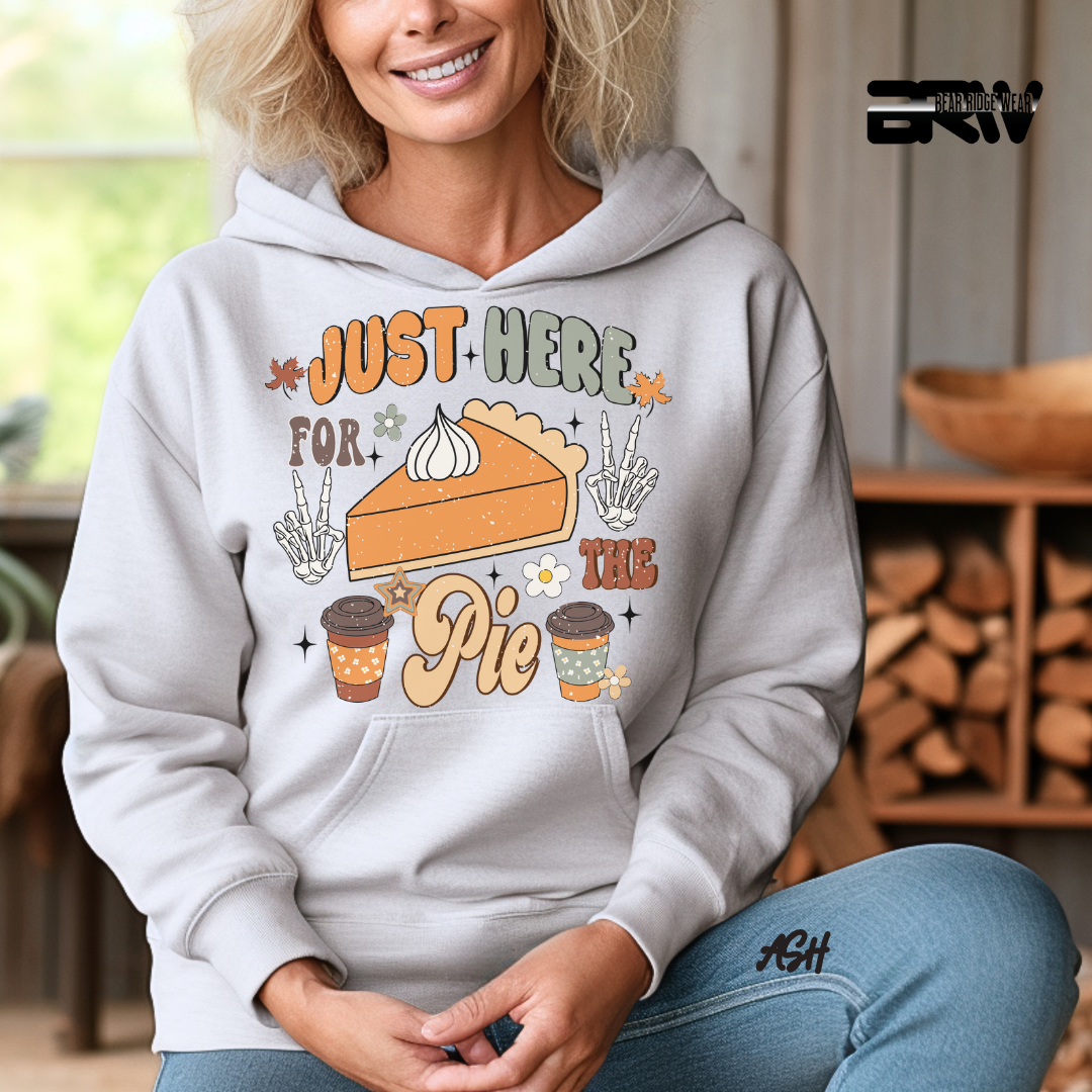 'Just Here For The Pie' Fall Hoodie