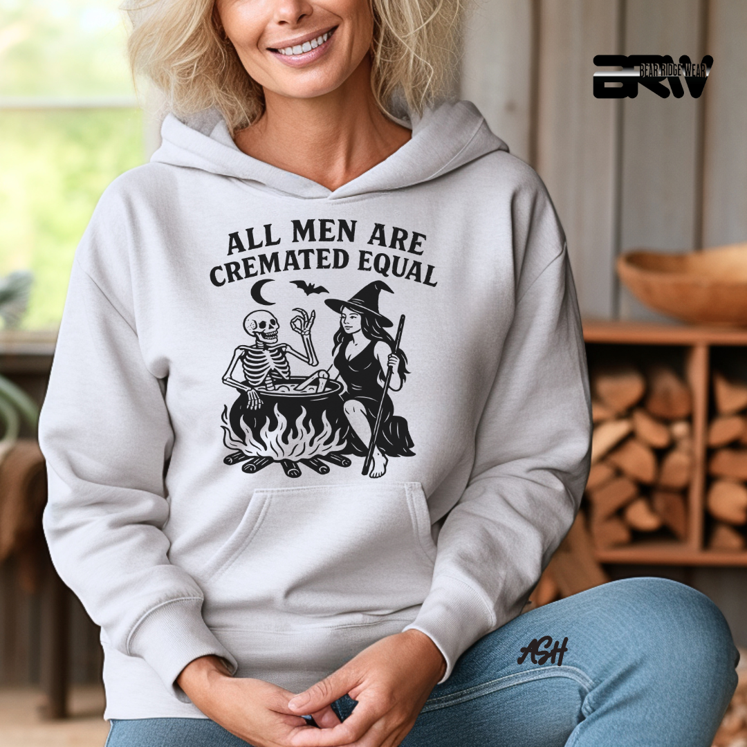 'All men are cremated equally' Fall Hoodie