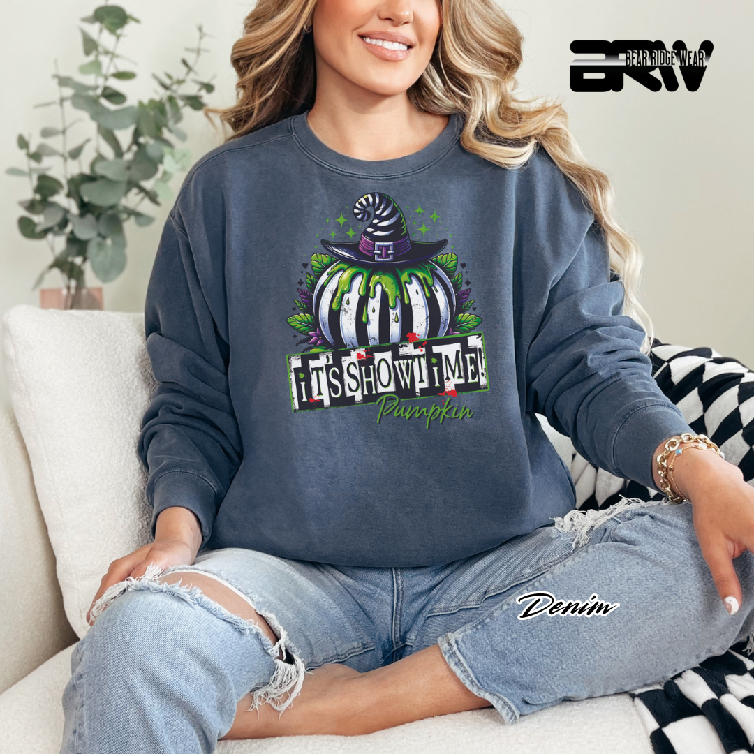 'Its Showtime' Fall Crewneck Sweatshirt
