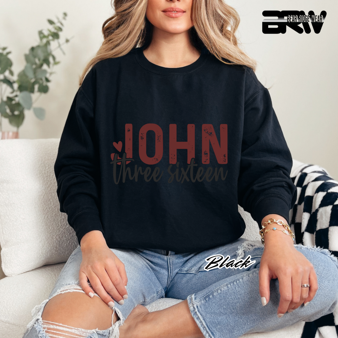'John Three Sixteen' Faith Crewneck Sweatshirt
