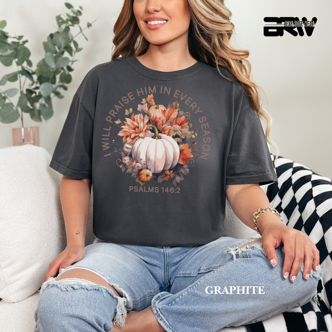 'I Will Praise Him' Fall Tee