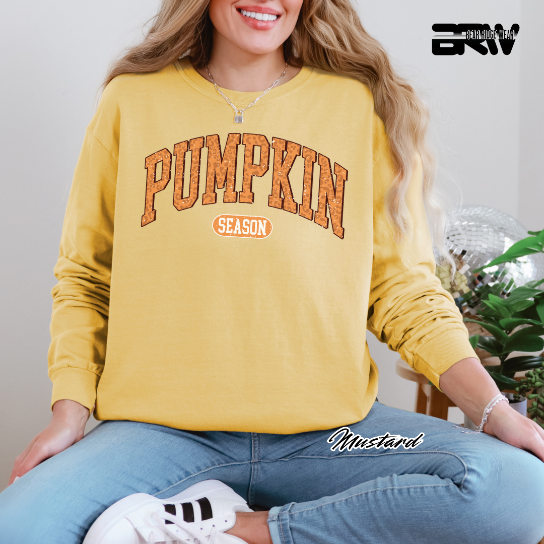 'Pumpkin Season' Fall Long-Sleeve Tee