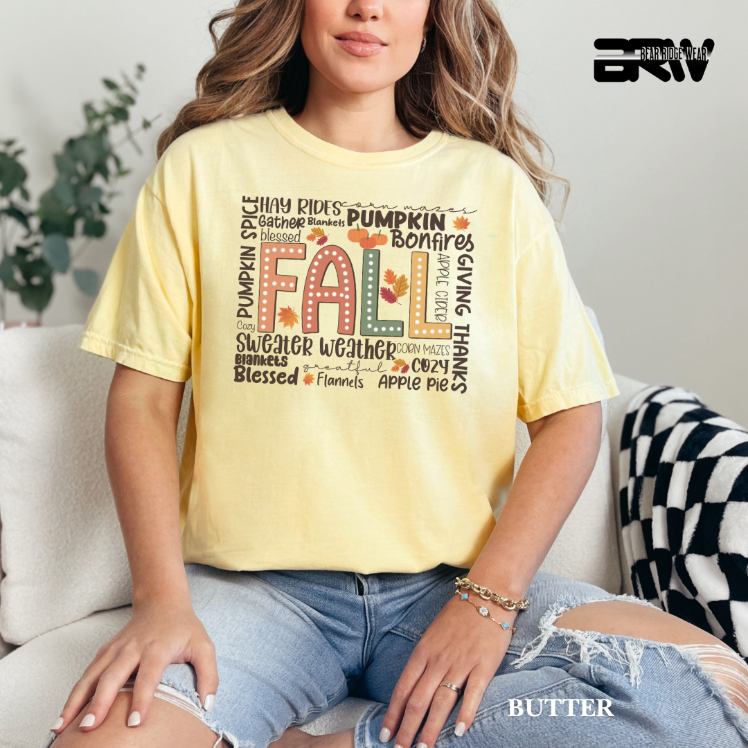 'Fall Hay Rides etc' Fall Tee