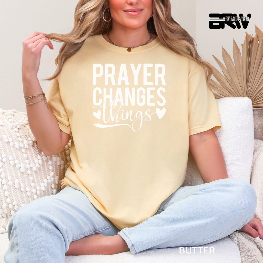 'Prayer Changes Things' Faith Tee