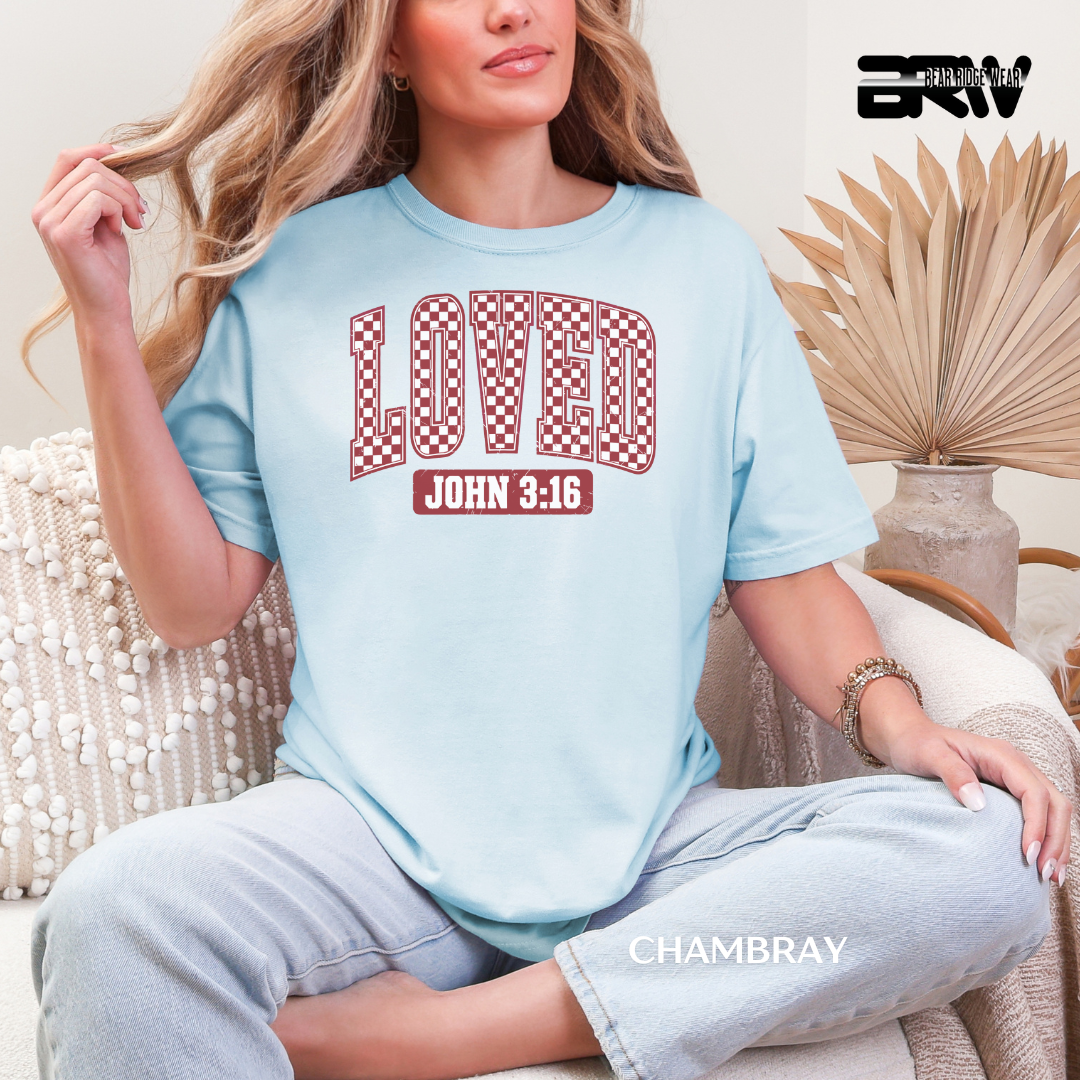 'Loved John 3-16' Faith Tee