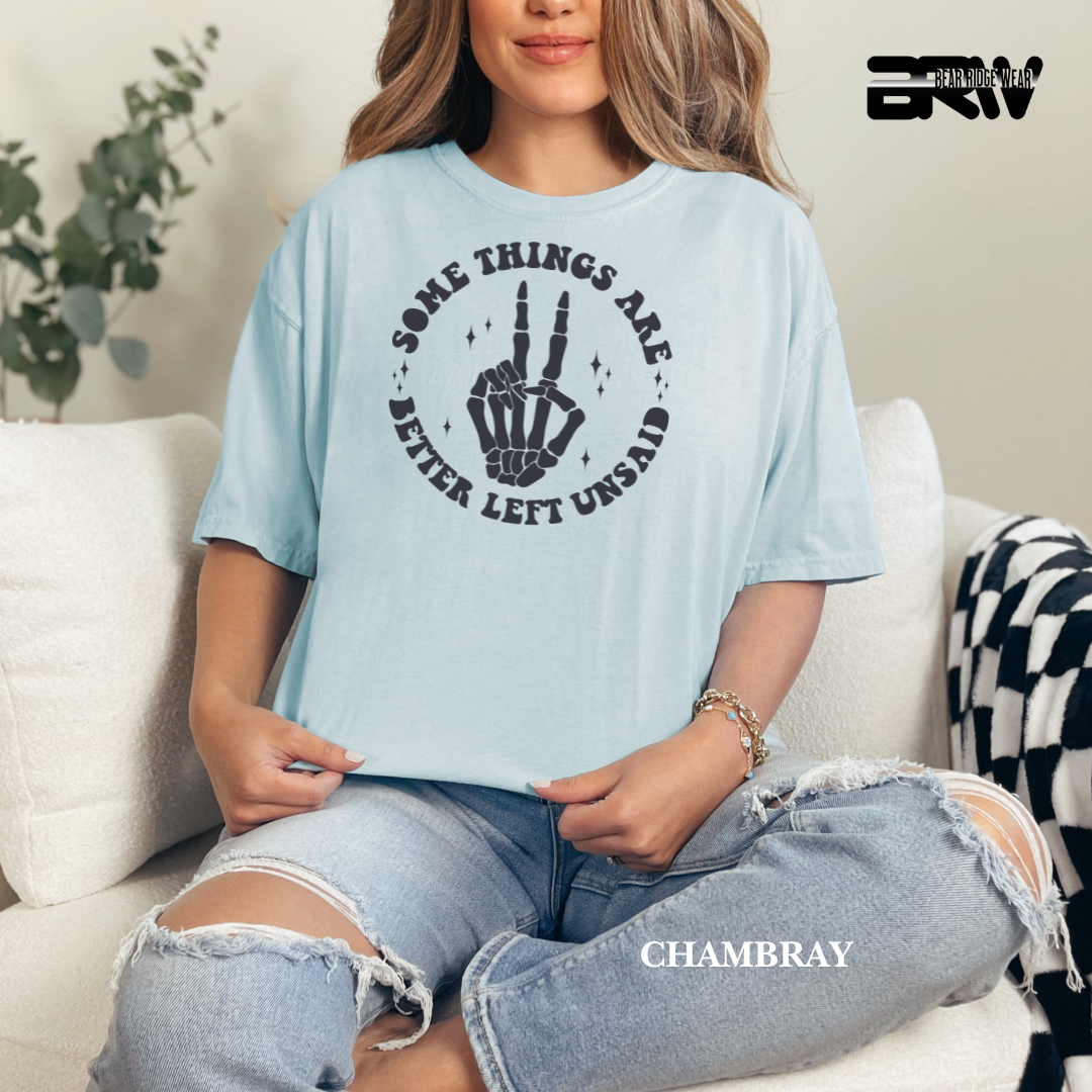 'Some Things Better Left Unsaid' Fall Tee