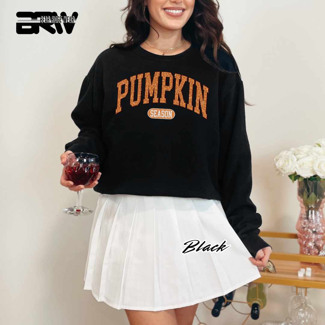 'Pumpkin Season' Fall Crewneck Sweatshirt