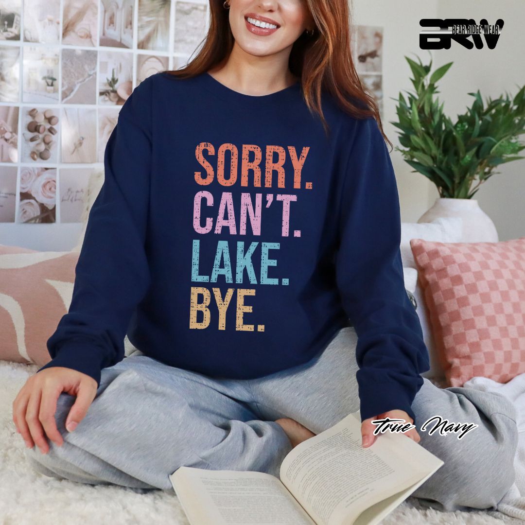 'Sorry Can't Lake Bye' Summer Long Sleeve Tee