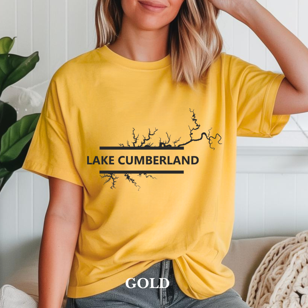 "Bold Lake Cumberland" Map Tee
