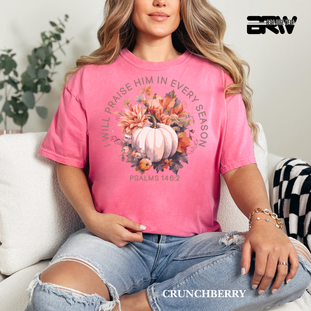 'I Will Praise Him' Fall Tee