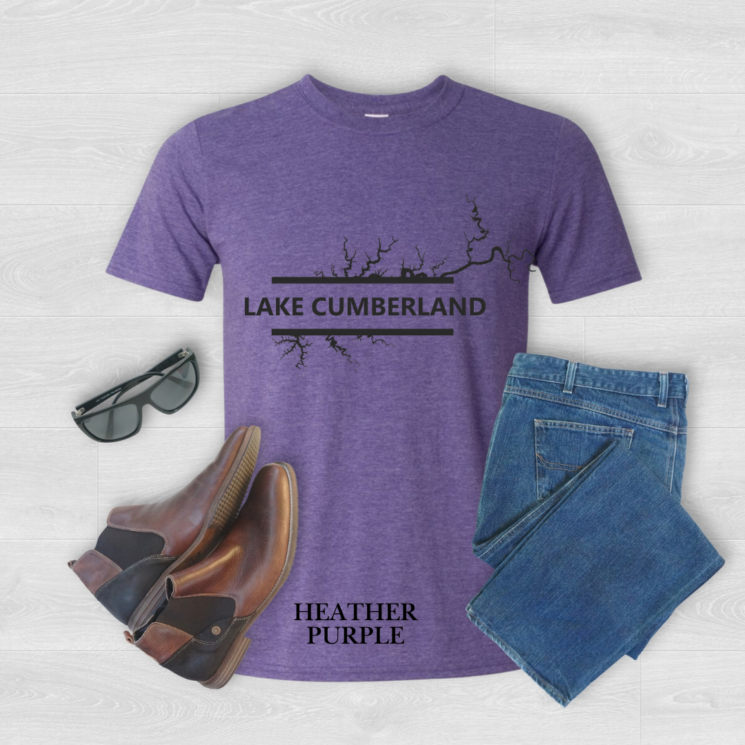 "Bold Lake Cumberland" Map Tee