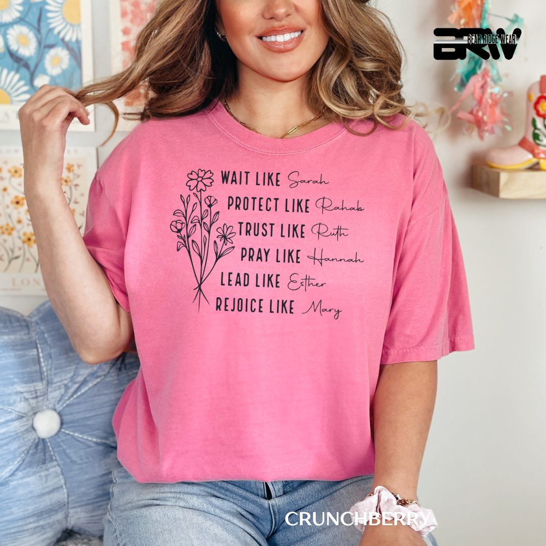 'Women Of Bibile with Sleeve' Faith Tee