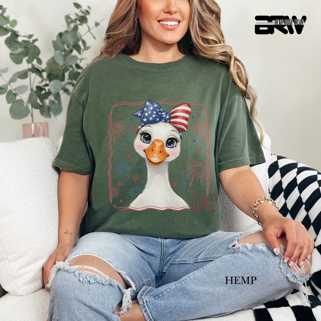 Goose-Girl- Patriotic Tee