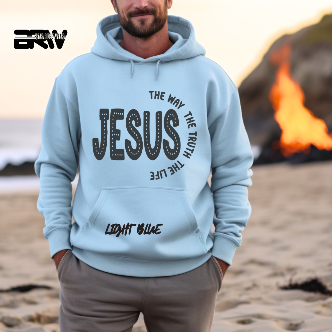 'Jesus The Way, The Truth, The Life' Faith Hoodie