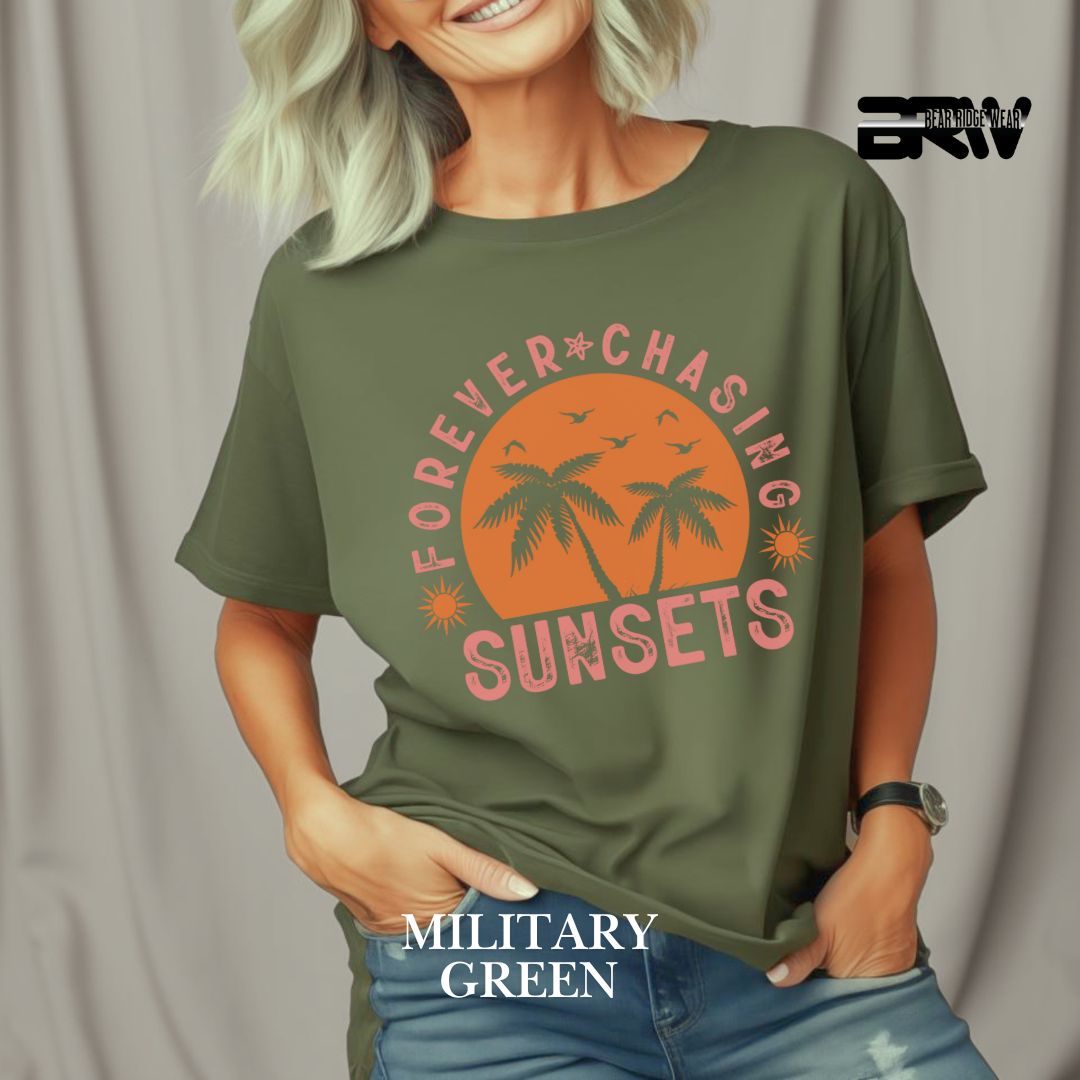 'Forever Chasing Sunsets' 2 Summer Tee