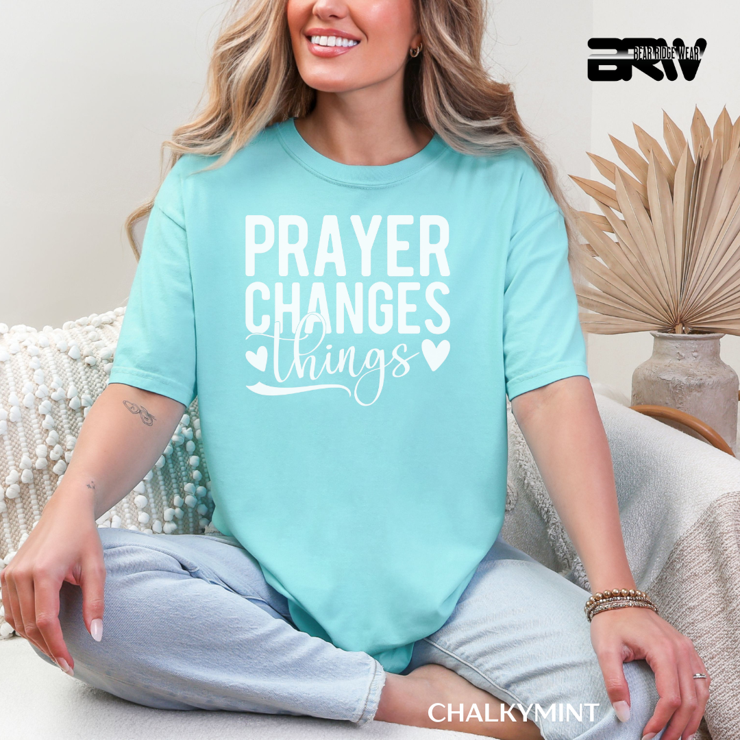 'Prayer Changes Things' Faith Tee