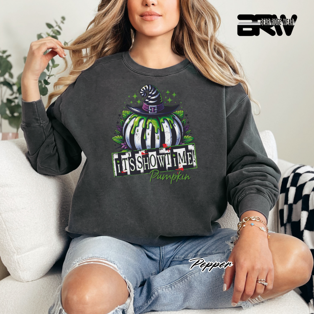 'Its Showtime' Fall Crewneck Sweatshirt
