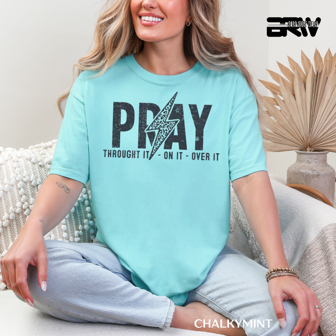 'Pray-Thought it On It' Faith Tee