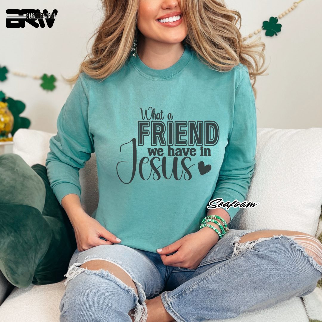 'What A Friend We Have In Jesus' Long-Sleeve Faith Tee