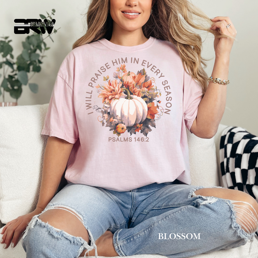 'I Will Praise Him' Fall Tee