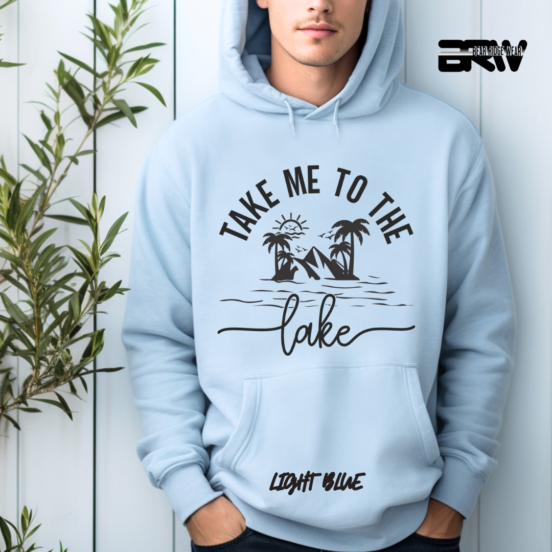 "Take me To the Lake" Men Hoodie