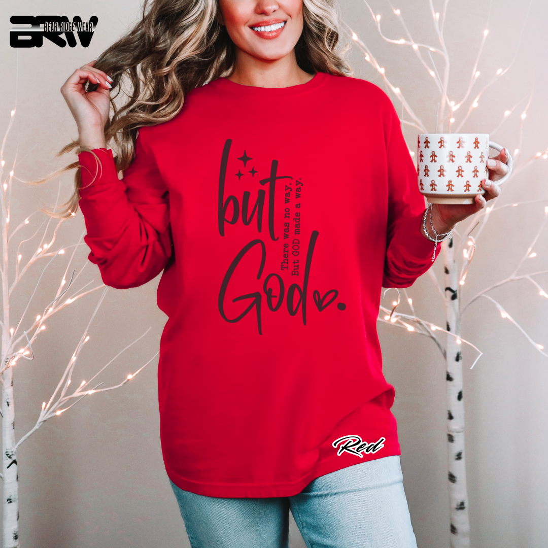 'But God Made A Way' Long-Sleeve Tee