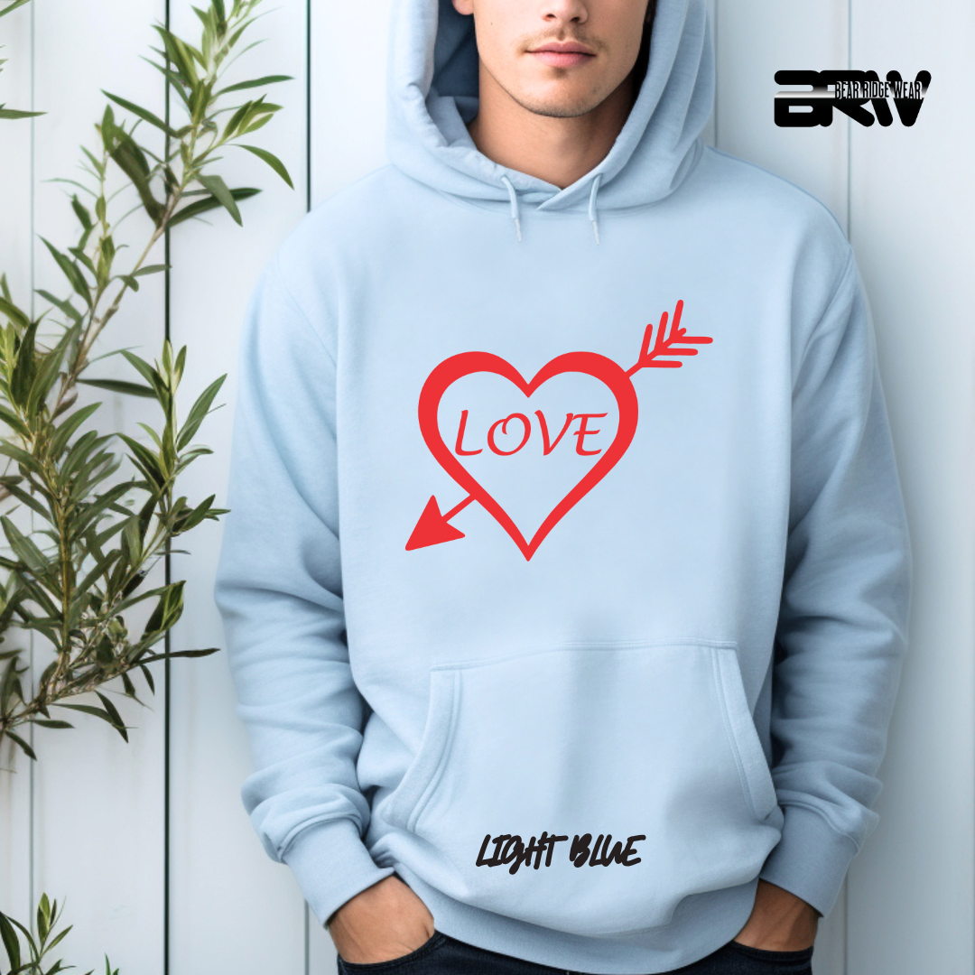 'Heart Pierced by an Arrow' Hoodie