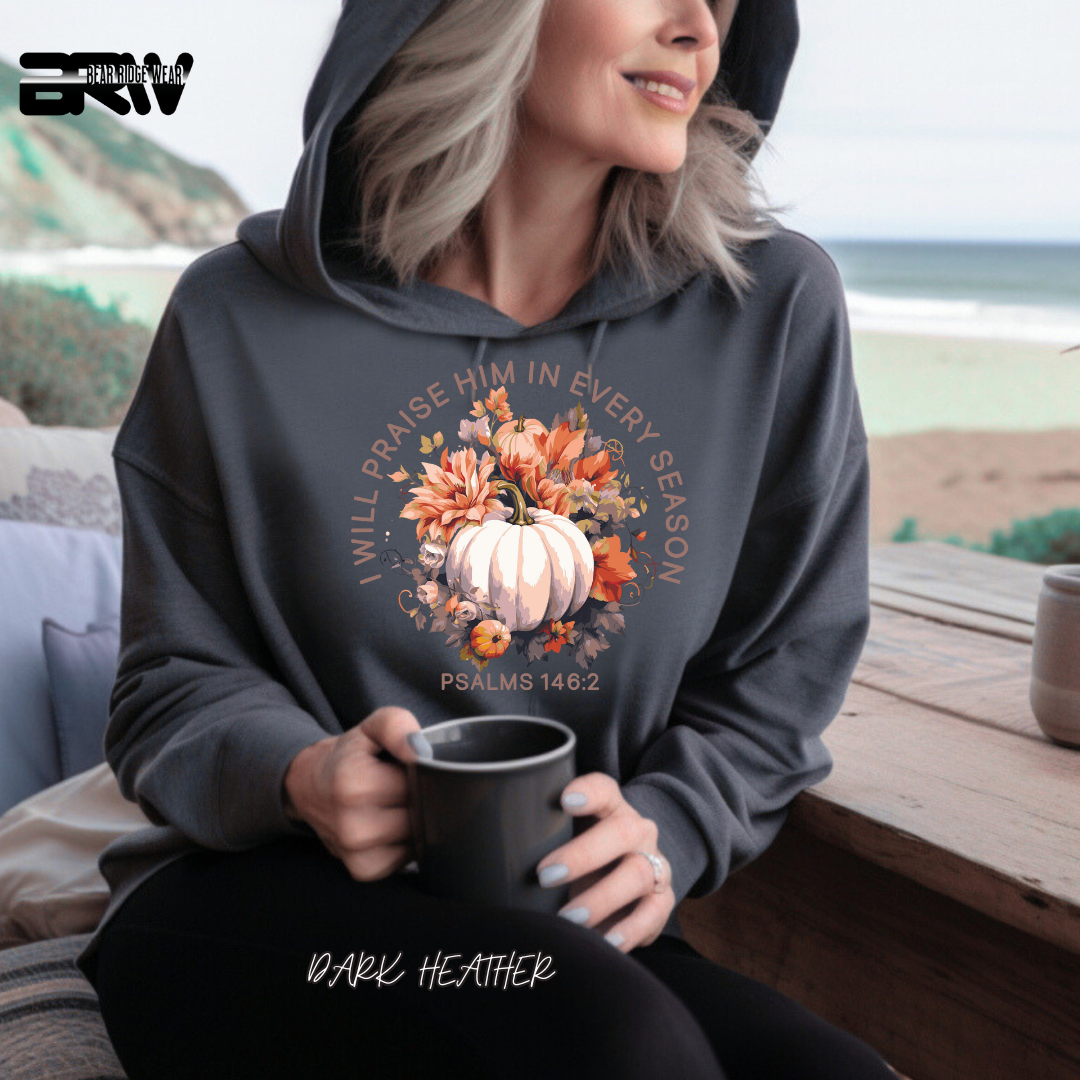 'I Will Praise Him' Fall Hoodie