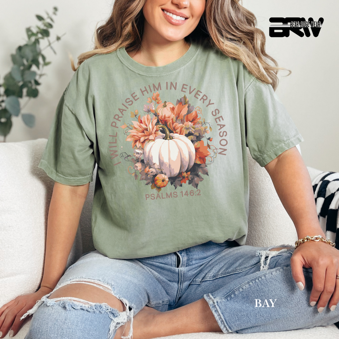 'I Will Praise Him' Fall Tee