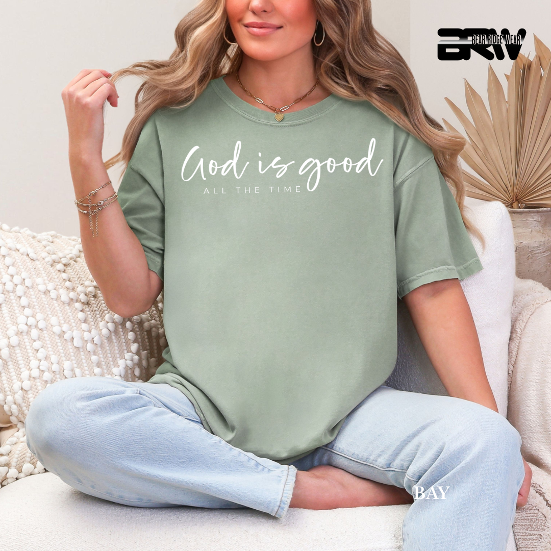 'God Is Good-White' Faith Tee