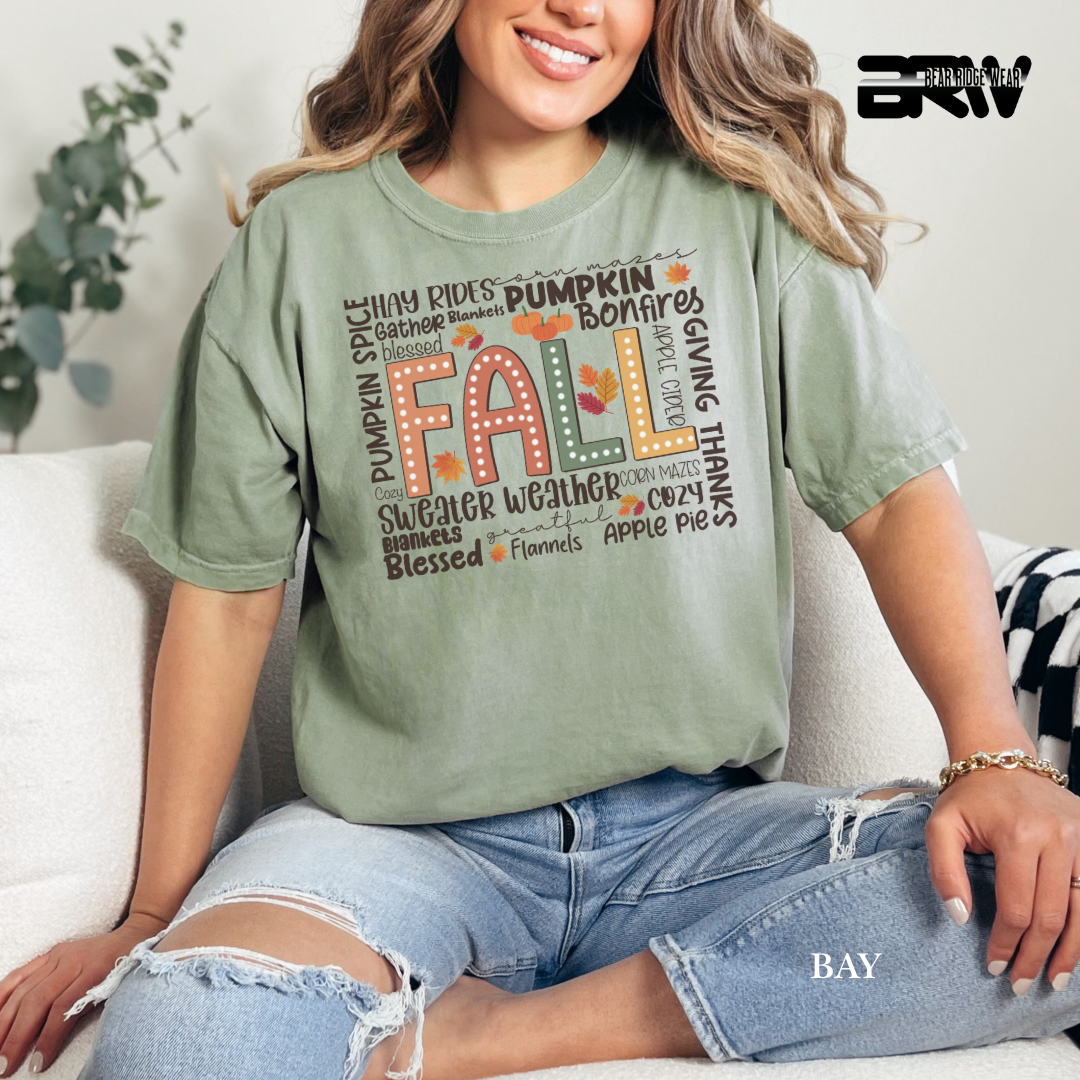 'Fall Hay Rides etc' Fall Tee