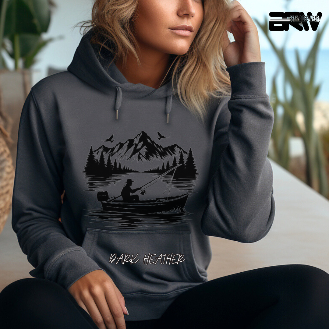'Boat in a lake' Hoodie