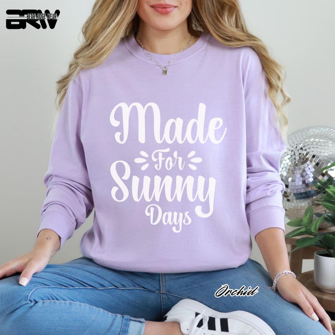 'Made For Sunny Days' Summer Long Sleeve Tee