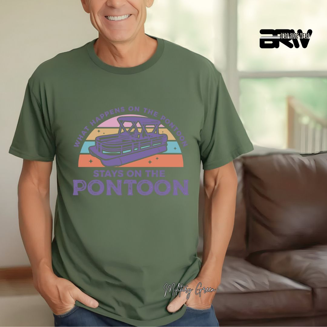 'What Happens To Pontoon' T- Shirt