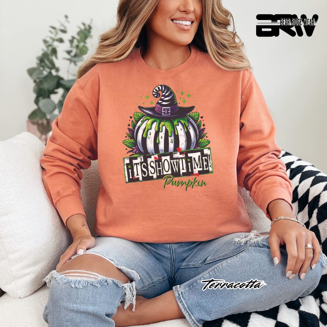 'Its Showtime' Fall Crewneck Sweatshirt