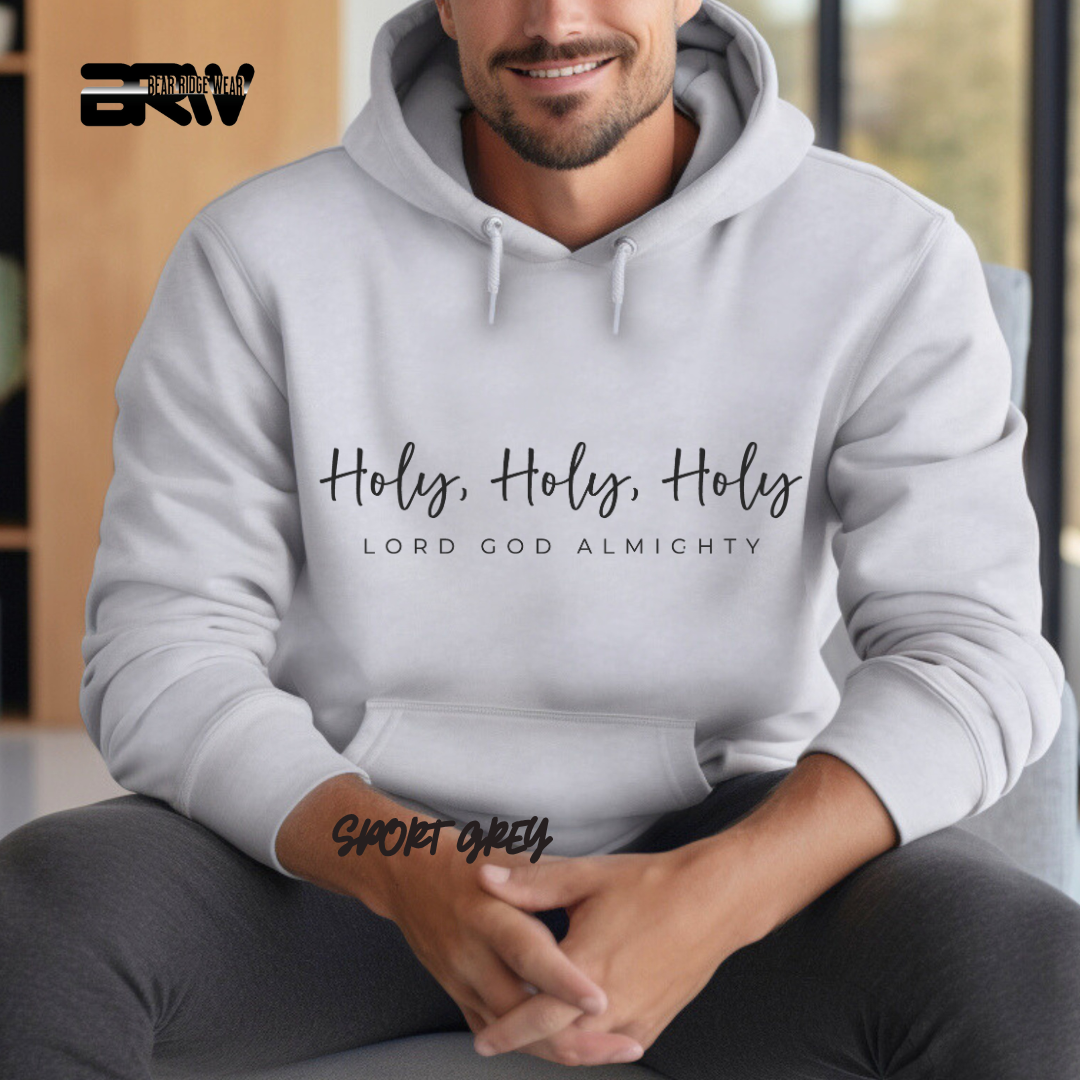 'Holy, Holy, Holy Lord God Almighty' Faith Hoodie