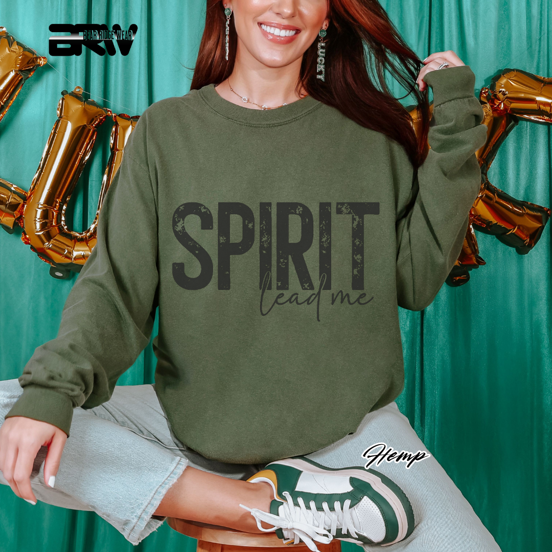 'Spirit Lead Me' Long-Sleeve Faith Tee