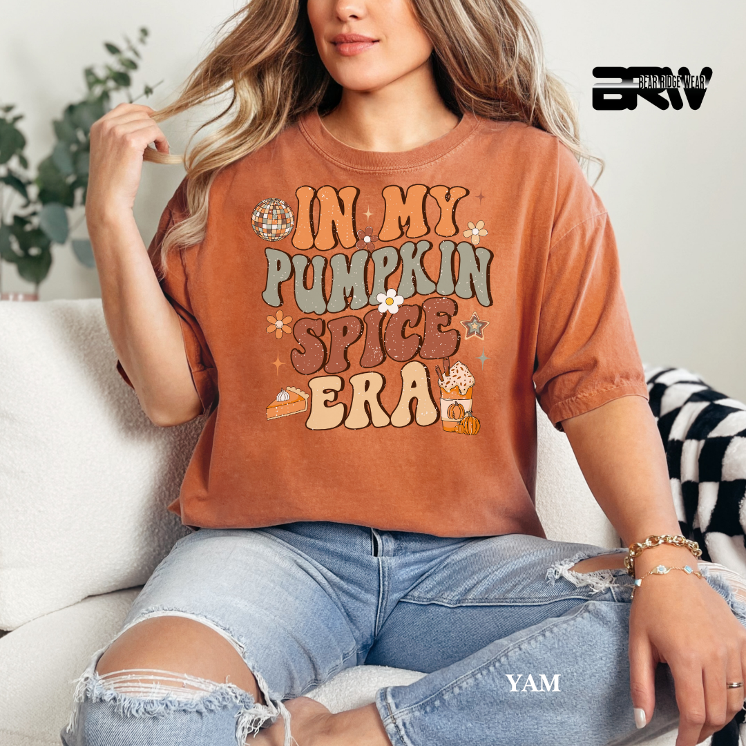 'In My Pumpkin Spice Era' Fall Tee