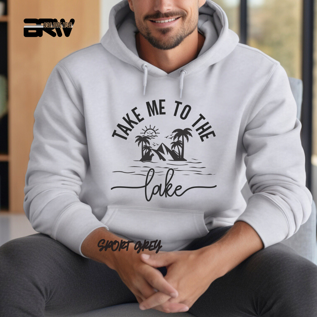 "Take me To the Lake" Men Hoodie