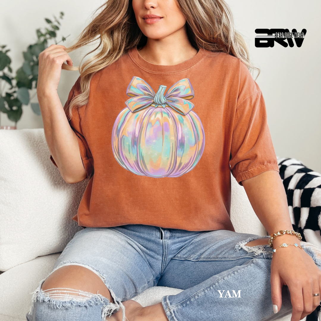 'Iridescent Pumpkin' Fall Tee