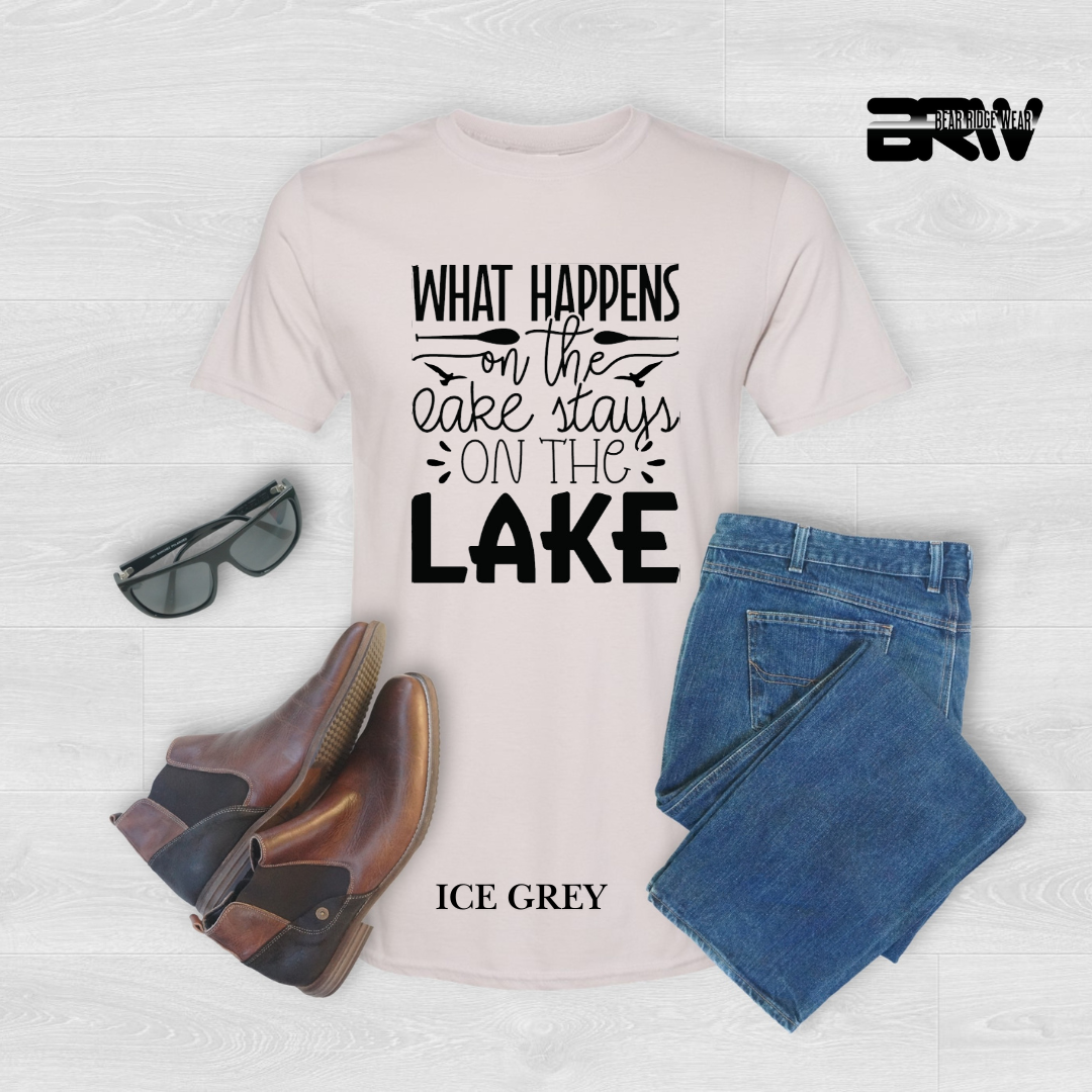 "What Happens On The Lake" Tee